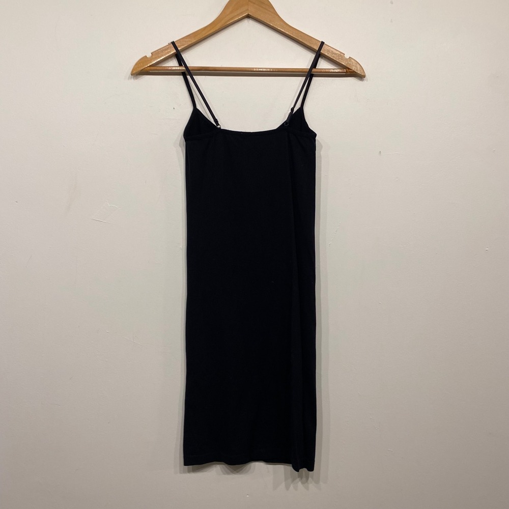 Intimately Free People Shapewear Solid Black Butt Lift Mini Slip Dress XS/S